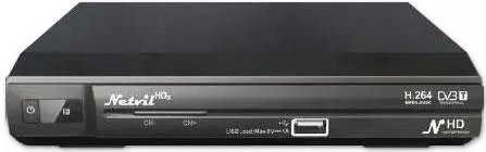 Netvil Hd3 Δέκτης Επίγειας Και Ψηφιακής Τηλεόρασης Dvb-full Hd 1080P Usb