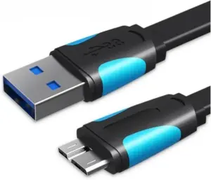 Omega Καλωδιο Flat Usb 2.0v Micro B Usb