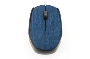ΩMEGA Mouse Wireless 2.4GHz ~ 1200DPI Fabric Brained Dark Blue
