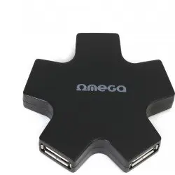 Omega Usb Hub 1.1/2.2v Με 4 Θύρες, Bk