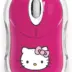 Optical Mouse Hello Kitty Led Bumpy Pink