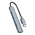 ORICO USB Hub με Card Reader 3 θυρών 5Gbps USB-C Σύνδεση Γκρι