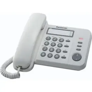 Panasonic Τηλέφωνο Λευκό Model Kxts520ex Eu