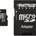 Patriot Micro SD Card 8GB Hc Class 10 Retail + Sd Adaptor