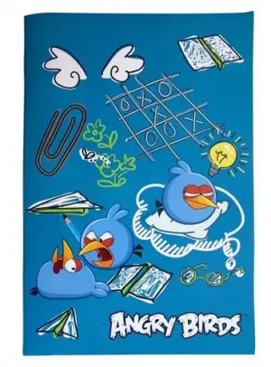 Paxos Τετράδιο Καρφίτσα 40Φ 'ANGRY BIRDS' BACK TO SCHOOL