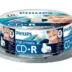 Philips CD-R 80 52x Printable 25τμχ