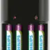 Philips Φορτιστής Μπαταριών AA & AΑΑ NiMH με 4x AAA Μαύρος