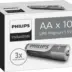 Philips Industrial Aλκαλικές Mπαταρίες AA 10τμχ LR6