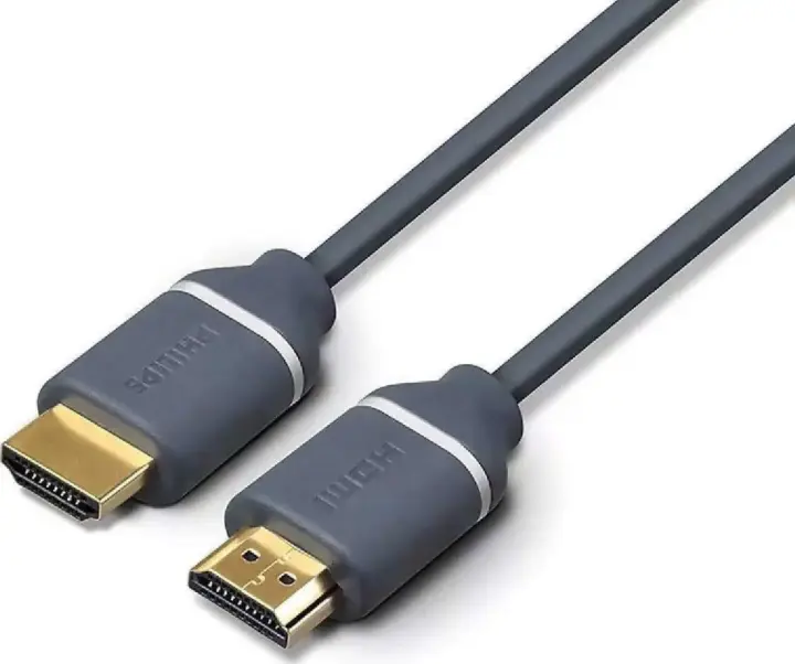 Philips Καλώδιο HDMI 2.0 4K/60Hz 18Gbps Χαλκός, 1.5m Γκρι SWV5610G/00