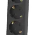 Philips Πολύπριζο 5x Schuko 16A 1.5m Μαύρο