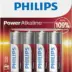 Philips Power Αλκαλικές Μπαταρίες AA 4τμχ LR6