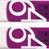 Philips Vivid 64GB USB 2.0 White/Magic Purple 2-Pack