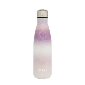 Polo Μπουκάλι Θερμός Ανοξείδωτο 500ml Purple White