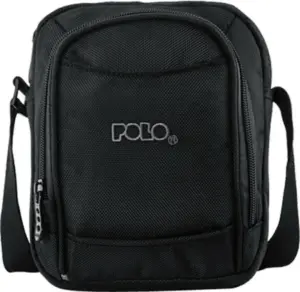 Polo Vertical Small Ανδρικό Τσαντάκι Ώμου / Χιαστί Μαύρο