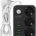 Πολύπριζο Ldnio Με 3 Power Socket & 6 Θύρες Φόρτισης Usb 3.4A