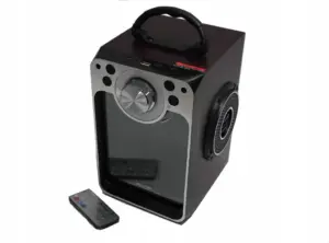 Portable Speaker with Control 10W Rms Black-Silver MS-126BT