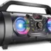 Portable Speaker 30W with FM Radio Micro Memory Card USB Bluetooth AUX Light / Gray