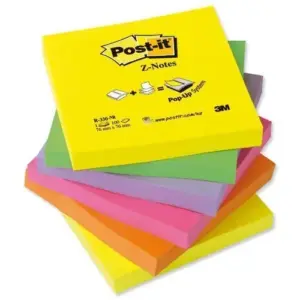 POST-IT 3M R-330N Z-NOTES ~ NEON
