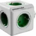 PowerCube Original USB Πολύμπριζο 4 Θέσεων Green 1202GN/DEOUPC