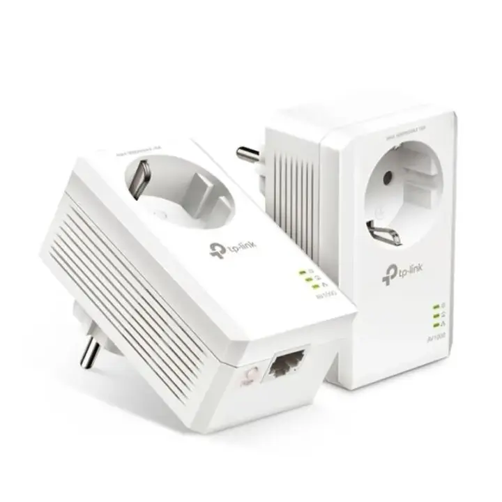 Powerline TP-Link TL-PA7017P Kit v4 AV1000 Gigabit Passthrough Starter Kit
