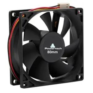 Powertech Ανεμιστήρας Pt-155 80 x 80 x 25mm 12V 3pin & 4 Βίδες