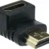 Powertech Αντάπτορας HDMI 1.4v (F) / (M) Γωνιακός 90°, Μαύρος
