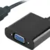 Powertech Αντάπτορας HDMI σε VGA 1920x1200p Μαύρο