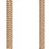 Powertech Braided USB 2.0 Cable USB-C male - USB-A male Χρυσό 1m