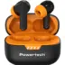 Powertech earphones με θήκη φόρτισης True Wireless 40/400mAh ANC & ENC μαύρα