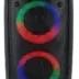 Powertech φορητό ηχείο 10W RMS FM 2400mAh RGB μαύρο