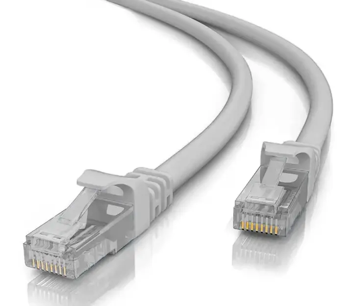 Powertech Καλώδιο Δικτύου Cab-n185 Cat 5e U/UTP CCA 26AWG 1m Γκρι