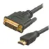 Powertech Καλώδιο Hdmi Σε Dvi 24+1 Dual Link Μαυρο 1.5m