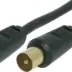 Powertech Καλώδιο Κεραίας PAL Male - Male 1.5m