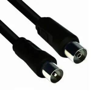 Powertech καλώδιο κεραίας για τηλεόραση pal 5m (F-M) Black