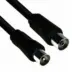 Powertech καλώδιο κεραίας για τηλεόραση pal 5m (F-M) Black