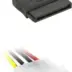 Powertech Καλώδιο SATA 15pin (F) σε IDE 4pin (M), 15cm