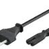 Powertech Καλώδιο Τροφοδοσίας 2pin Copper 1.5m Μαύρο