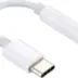Powertech Καλώδιο USB-C Αρσενικό σε 3.5mm Θηλυκό Λευκό