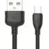 Powertech Καλώδιο Usb Σε Micro Usb Eco Copper 1M Μαύρο