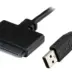Powertech καλώδιο USB σε SATA copper 0.20m μαύρο