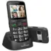 Powertech Κινητό Τηλέφωνο Sentry Eco Dual SIM με μεγάλα πλήκτρα, μαύρο
