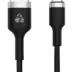 Powertech Metal Braided Καλώδιο USB 2.0 σε Micro USB 1m Μαύρο