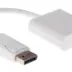 Powertech Μετατροπέας Displayport 20Pin Male Σε Hdmi 1.4V Female Λευκό