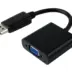Powertech Μετατροπέας DisplayPort 20pin σε VGA 15pin 0.20m Black