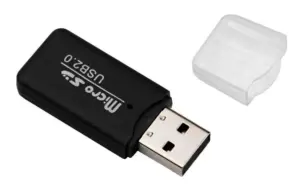 Powertech mini card reader Micro SD card μαύρο