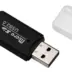 Powertech mini card reader Micro SD card μαύρο