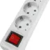 Powertech πολύπριζο 3x schuko 16A χωρίς καλώδιο λευκό