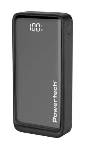 Powertech Powerbank με Οθόνη 20000mAh 22.5w Μαύρο