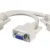 Powertech Splitter VGA 15pin HD Male σε 2x Female 0.2m γκρι