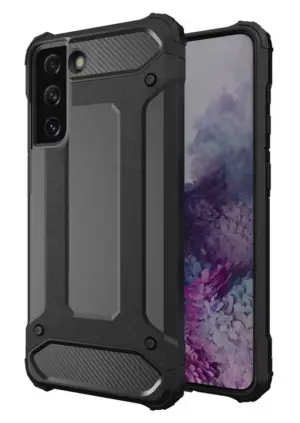 Powertech Θήκη Armor Carbon για Samsung S22 Plus μαύρη